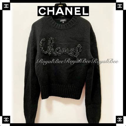 black and gold chanel crewneck|chanel pink blouses.